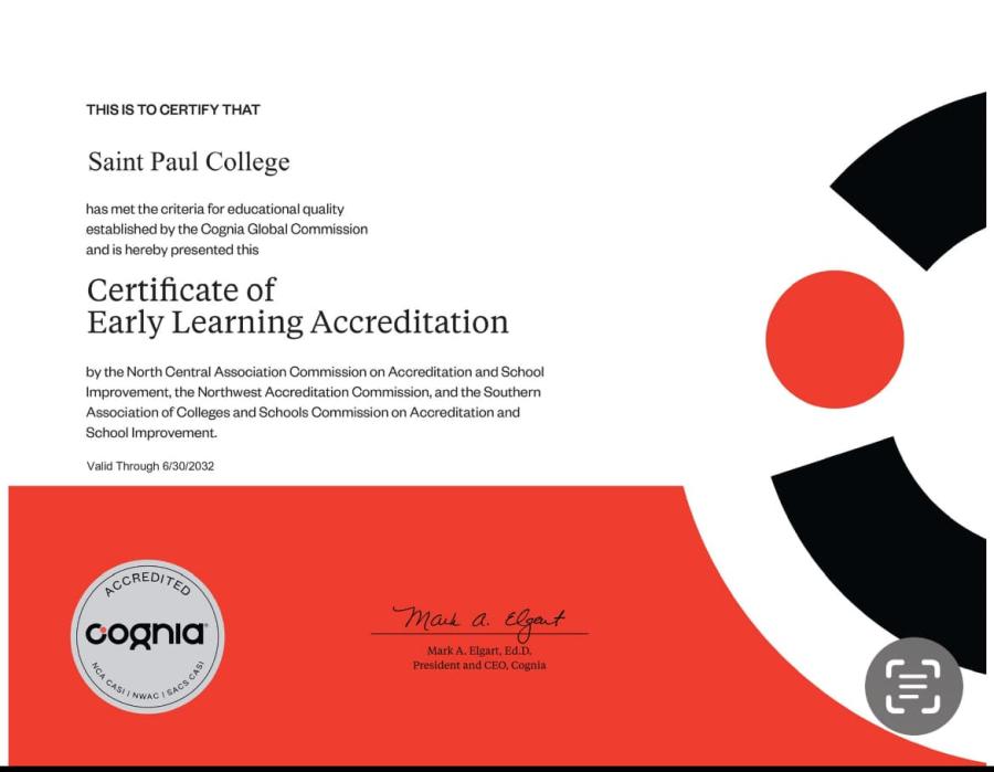 Acreditación Cognia - Early Learning Program